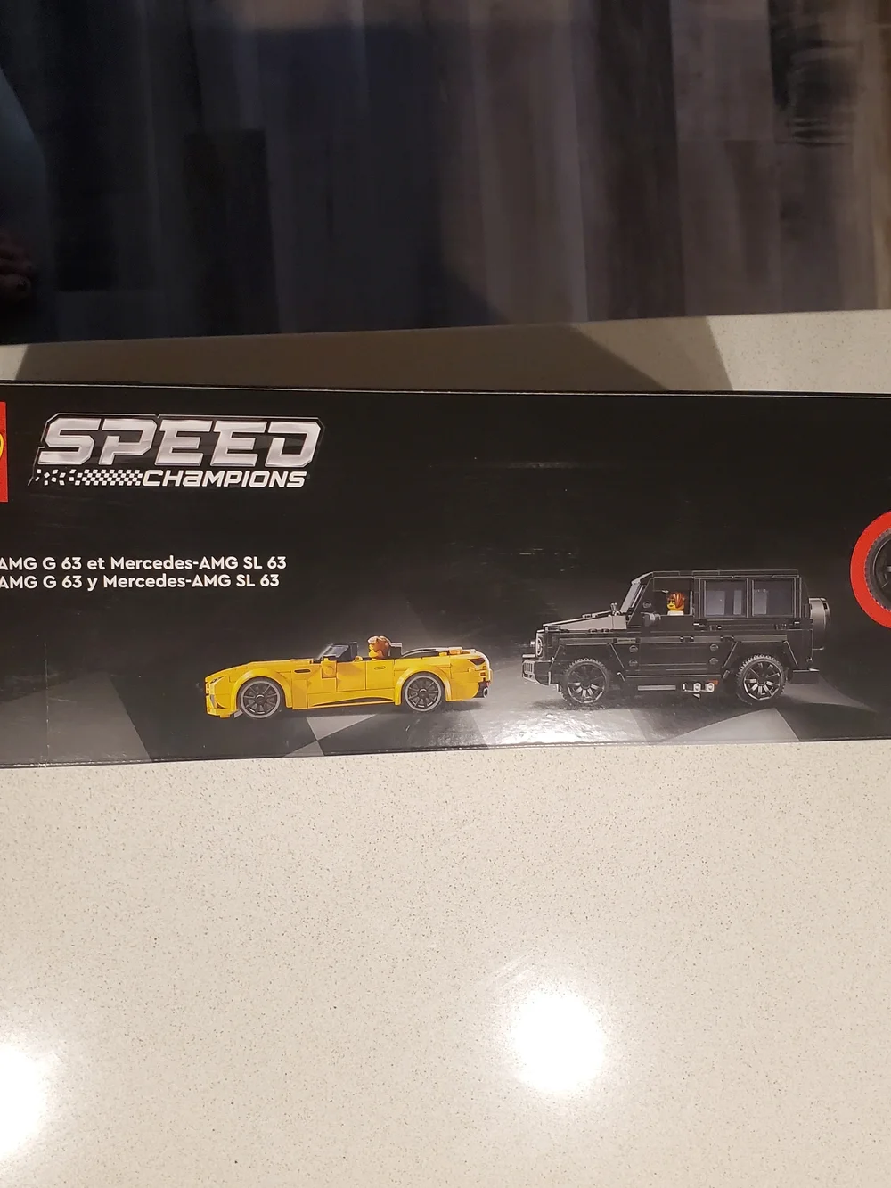 Brand new, in box. Lego Speed Champions Black and Yellow Mercedes-AMG Duo